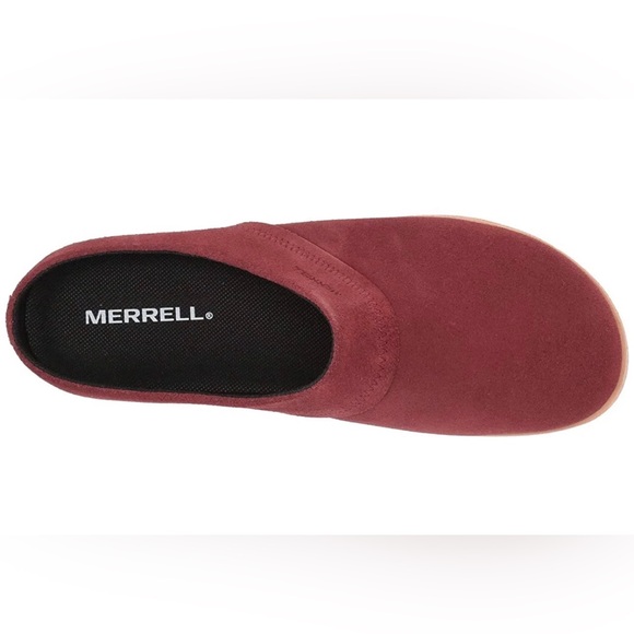 Merrell Juno Suede Clogs Size 10 In Merlot Casual Classic Comfort - Picture 3 of 10
